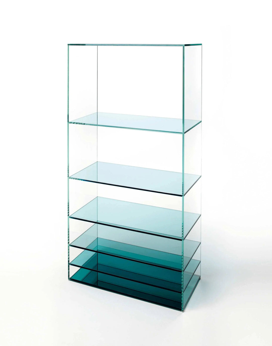 Deep Sea - Glass Bookcase - Floor Model Sag Harbor Bookcases & Standing Shelves Glas Italia