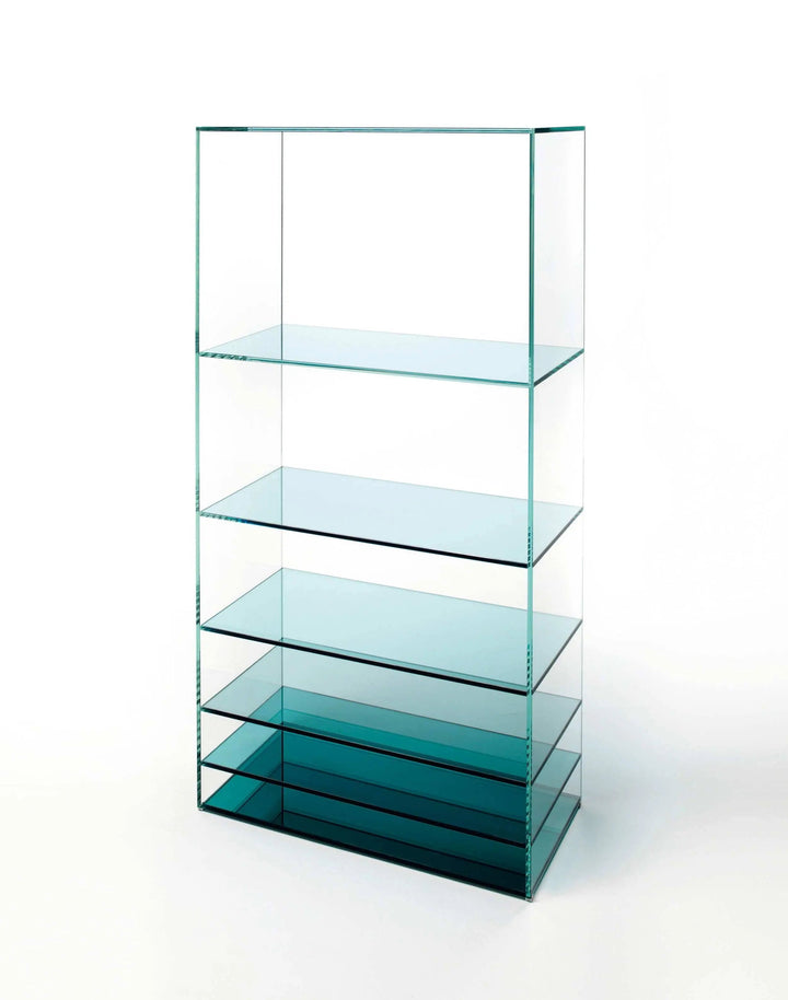 Deep Sea - Glass Bookcase - Floor Model Sag Harbor Bookcases & Standing Shelves Glas Italia