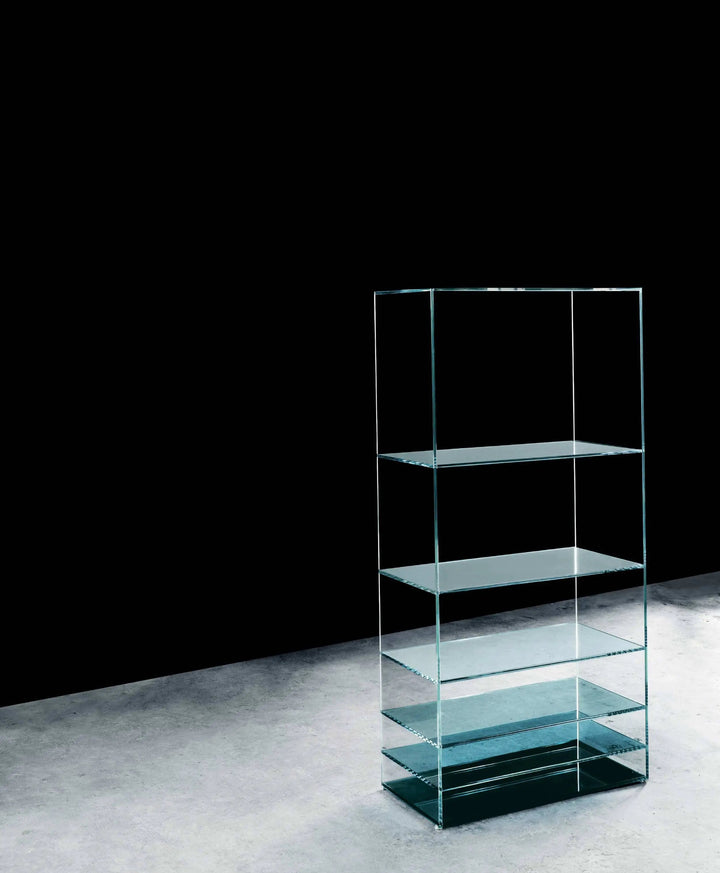 Deep Sea - Glass Bookcase - Floor Model Sag Harbor Bookcases & Standing Shelves Glas Italia