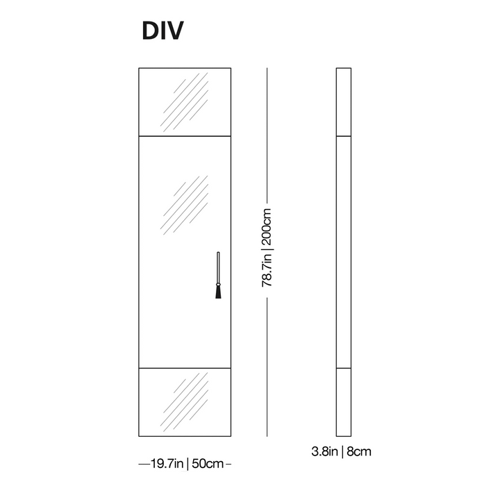 Diva Mirror Floor Mirrors Glas Italia
