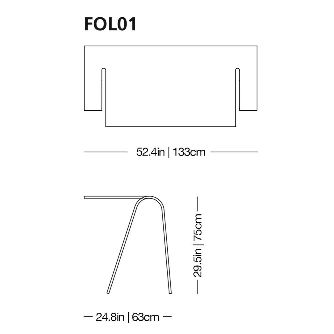 Folio Writing Desk Desks Glas Italia
