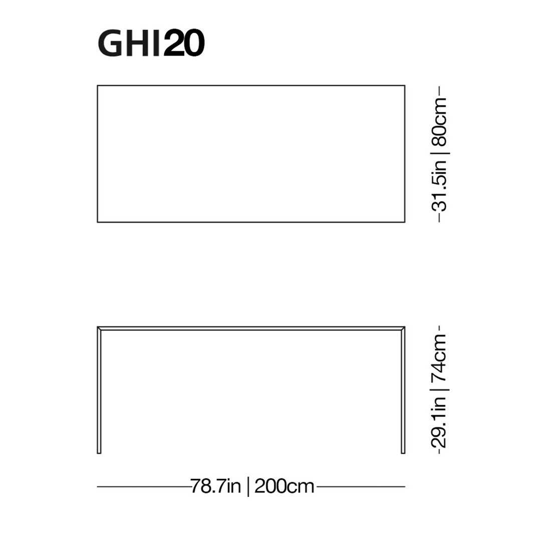 Ghiacciolo Ponte Glass Table Tables Glas Italia