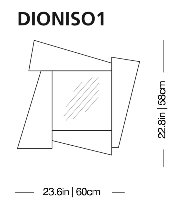 Gli Specchi di Dioniso Mirror Wall Mirrors Glas Italia
