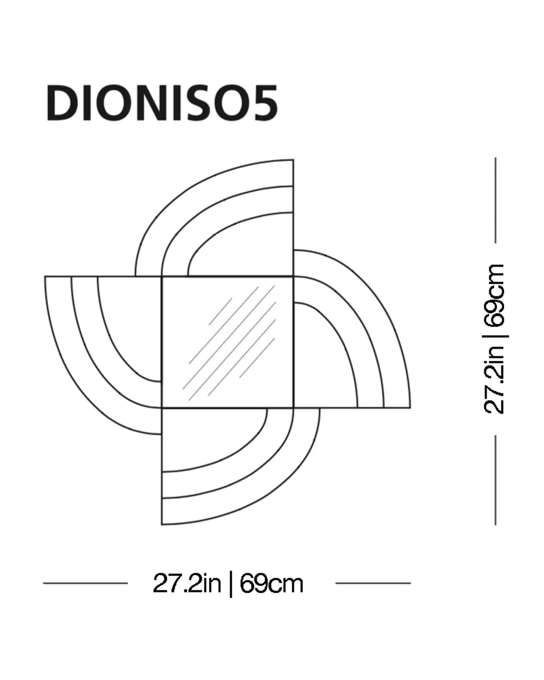 Gli Specchi di Dioniso Mirror Wall Mirrors Glas Italia
