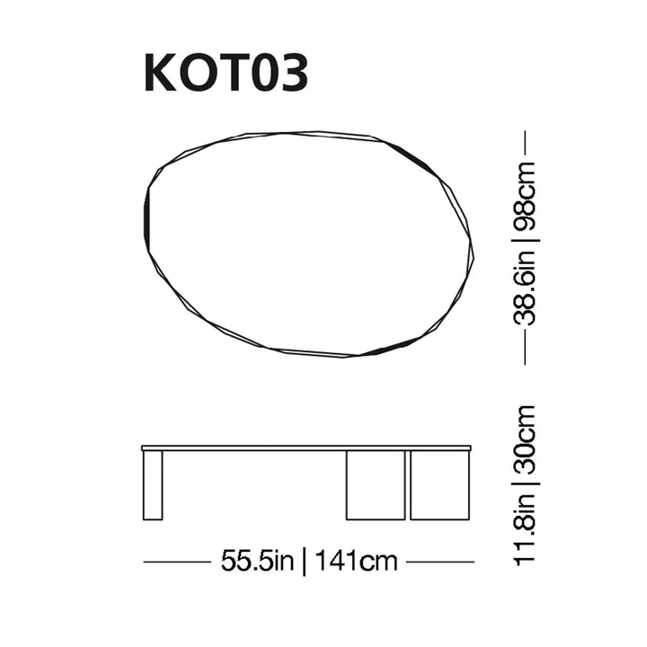 Kooh-I-Noor Glass Table Tables Glas Italia
