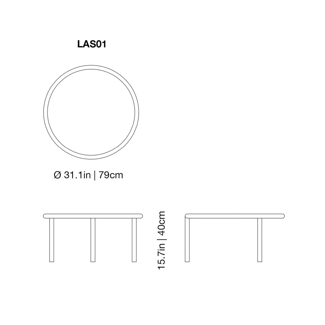 L.A. Sunset Low Glass Table Tables Glas Italia