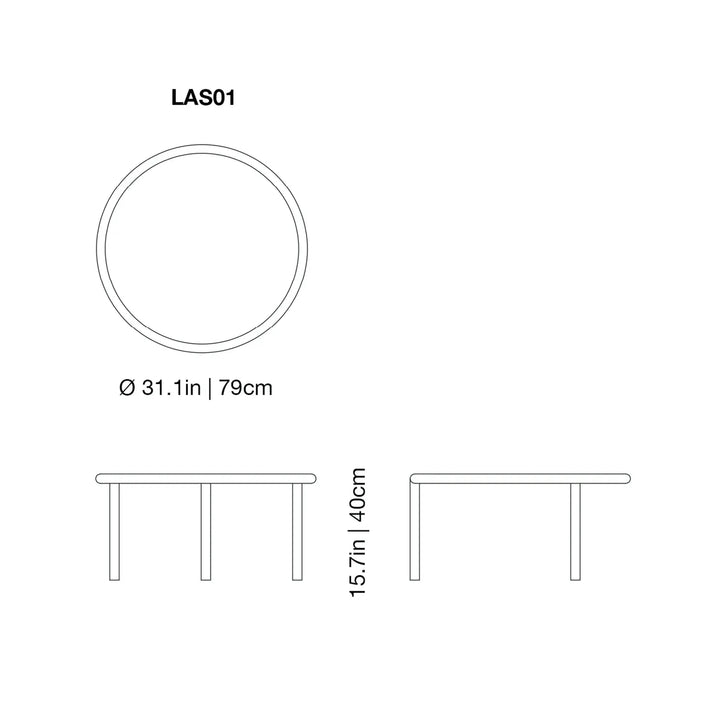 L.A. Sunset Low Glass Table Tables Glas Italia