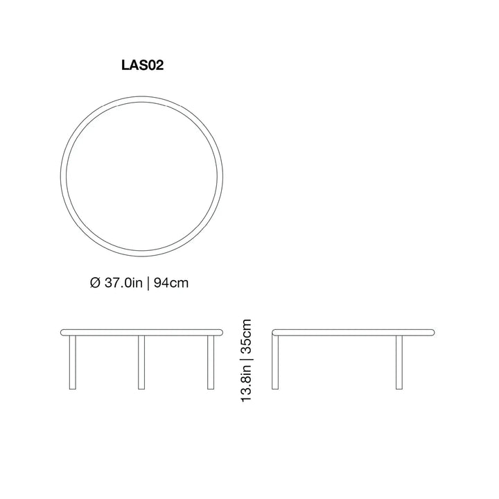 L.A. Sunset Low Glass Table Tables Glas Italia