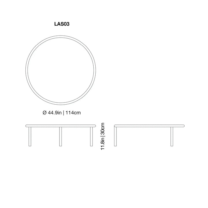 L.A. Sunset Low Glass Table Tables Glas Italia