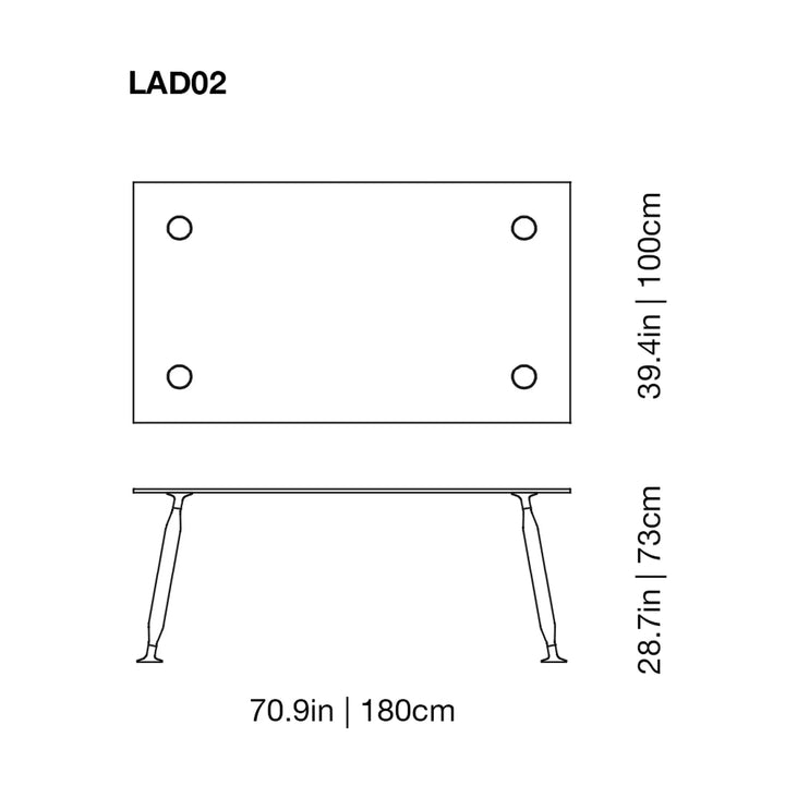 Lady Hio Dining Glass Table Tables Glas Italia
