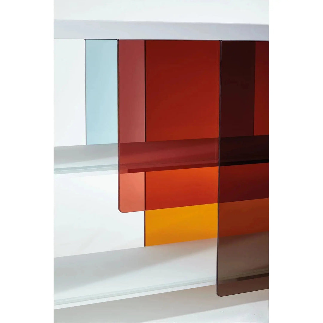 Layers - Glass Bookcase Bookcases & Standing Shelves Glas Italia