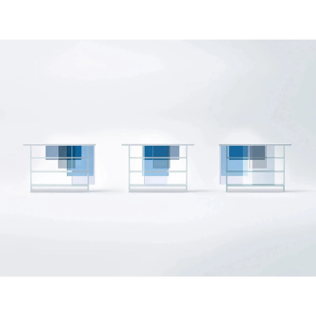 Layers - Glass Bookcase Bookcases & Standing Shelves Glas Italia