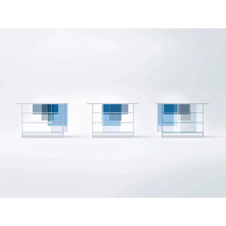 Layers - Glass Bookcase Bookcases & Standing Shelves Glas Italia