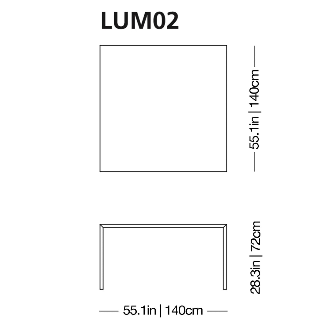 Luminous High Glass Table Tables Glas Italia
