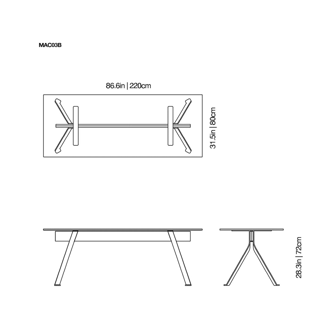 Mari Cristal Writing Desk Desks Glas Italia