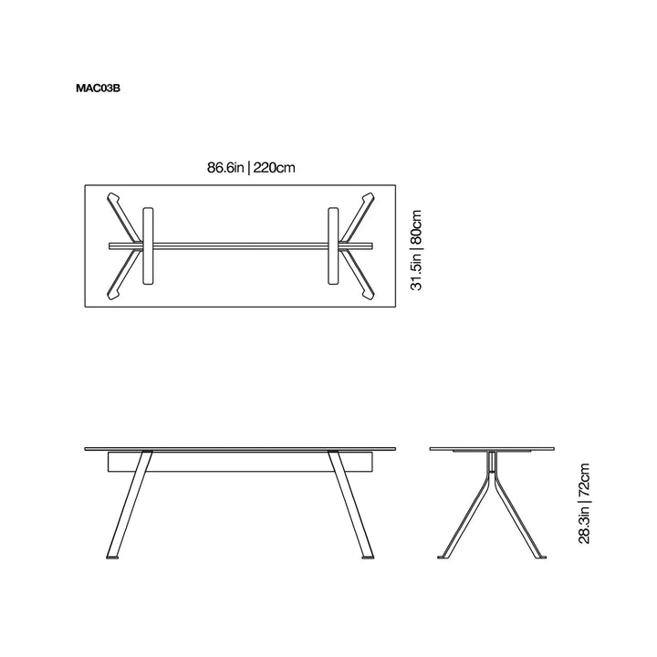 Mari Cristal Writing Desk Desks Glas Italia