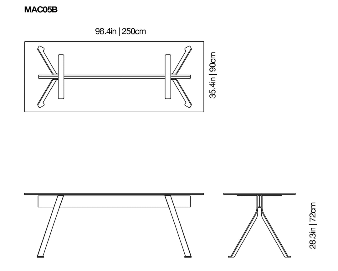 Mari Cristal Writing Desk Desks Glas Italia