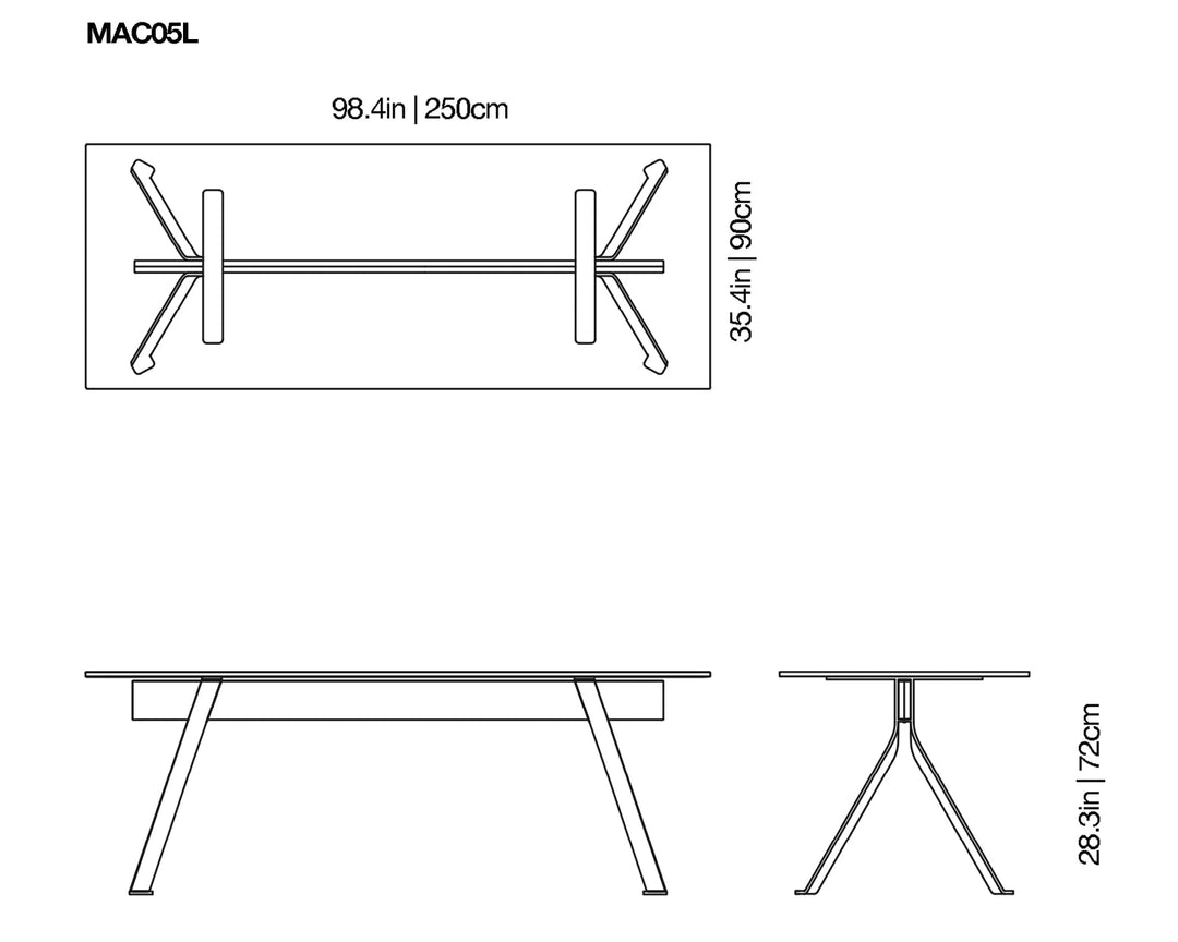 Mari Cristal Writing Desk Desks Glas Italia
