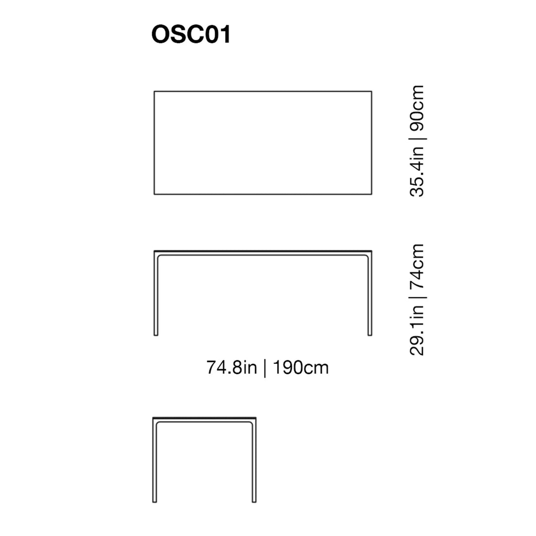 Oscar Writing Desk Desks Glas Italia