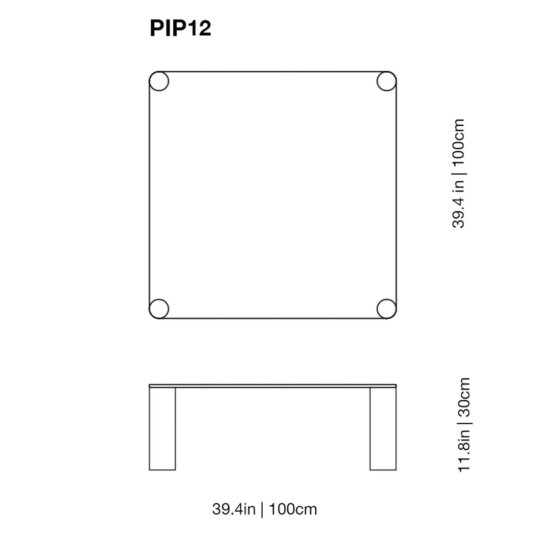 Pipeline Low Glass Table Tables Glas Italia