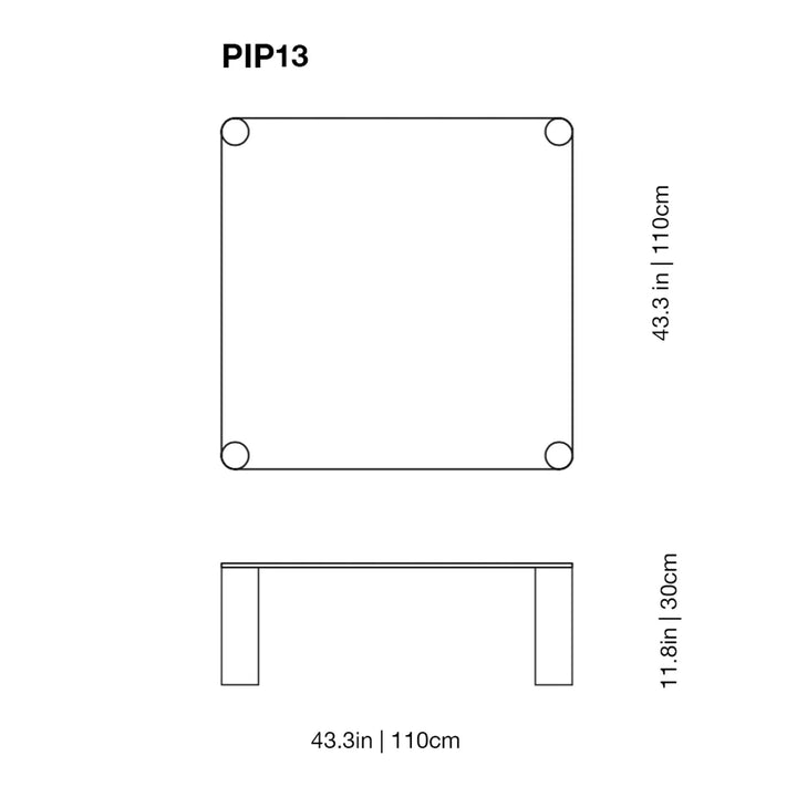Pipeline Low Glass Table Tables Glas Italia