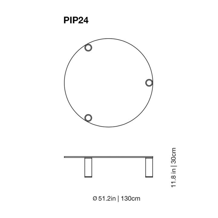 Pipeline Low Glass Table Tables Glas Italia