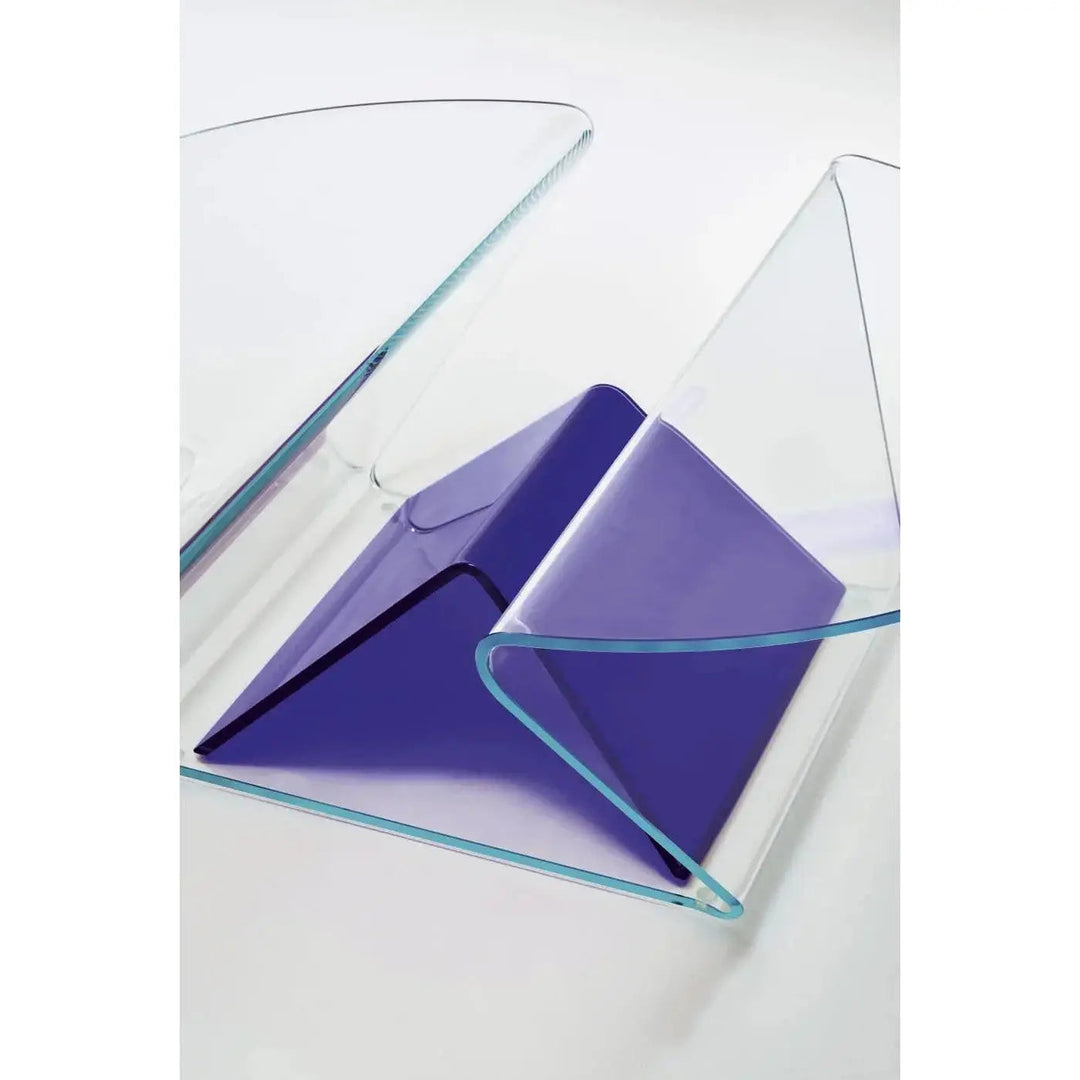 Plissé Low Glass Table Tables Glas Italia