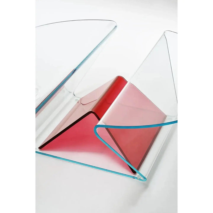 Plissé Low Glass Table Tables Glas Italia