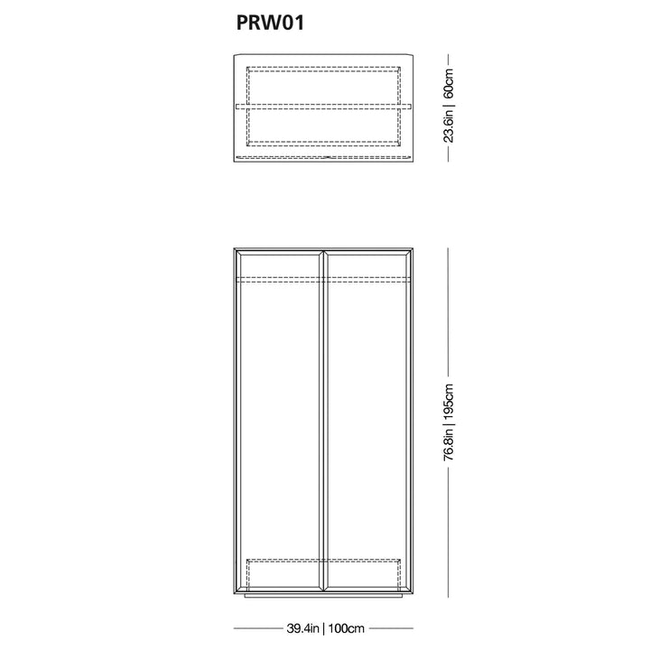 Prism Glass Wardrobe Armoires & Wardrobes Glas Italia