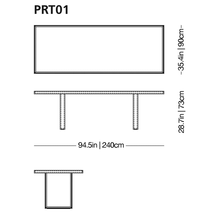 Prism Mirror Table Tables Glas Italia