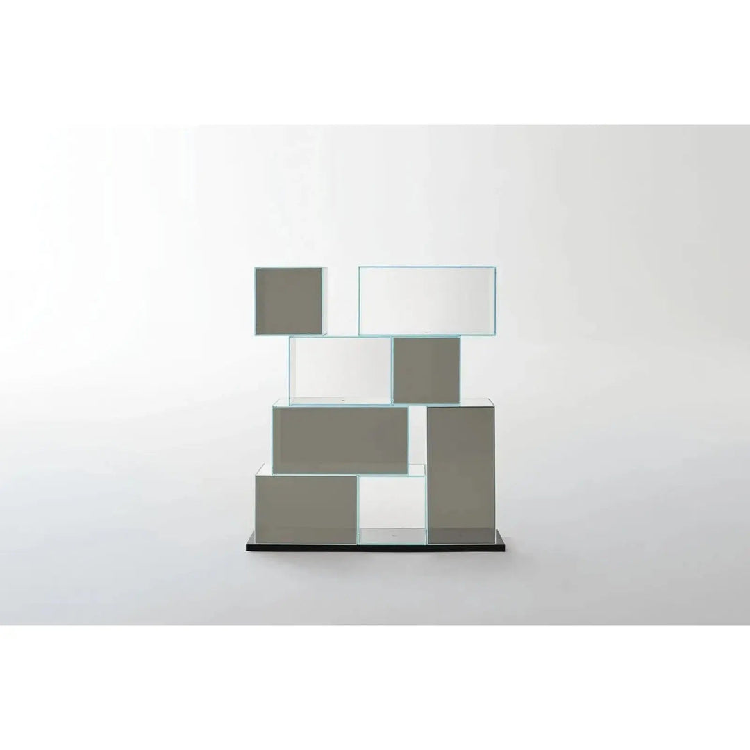 Quantum Glass Bookcase Bookcases & Standing Shelves Glas Italia