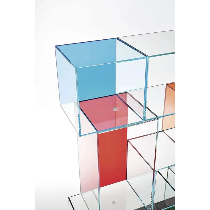 Quantum Glass Bookcase Bookcases & Standing Shelves Glas Italia
