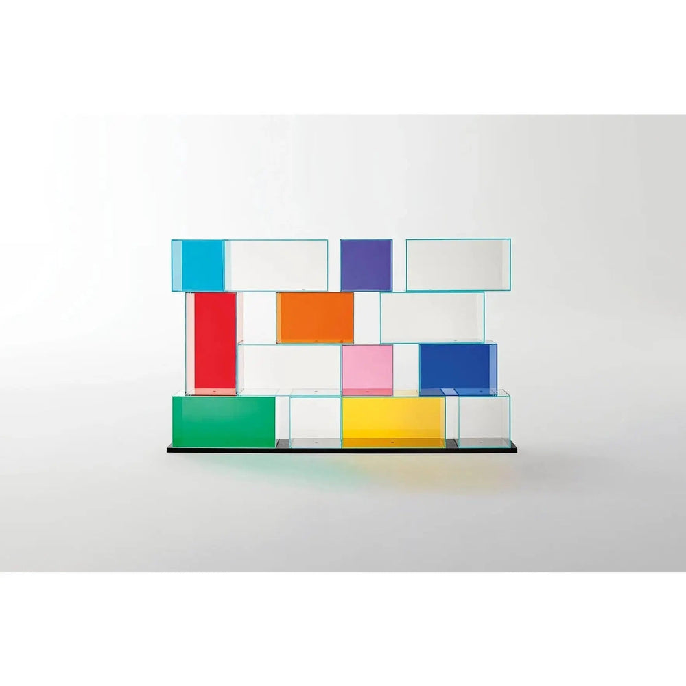 Quantum Glass Bookcase Bookcases & Standing Shelves Glas Italia
