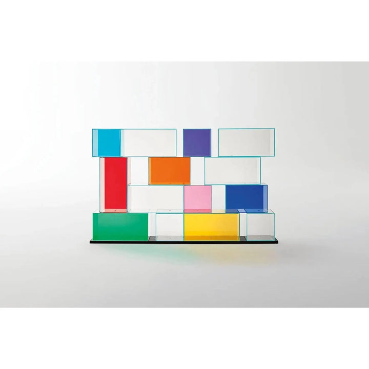 Quantum Glass Bookcase Bookcases & Standing Shelves Glas Italia