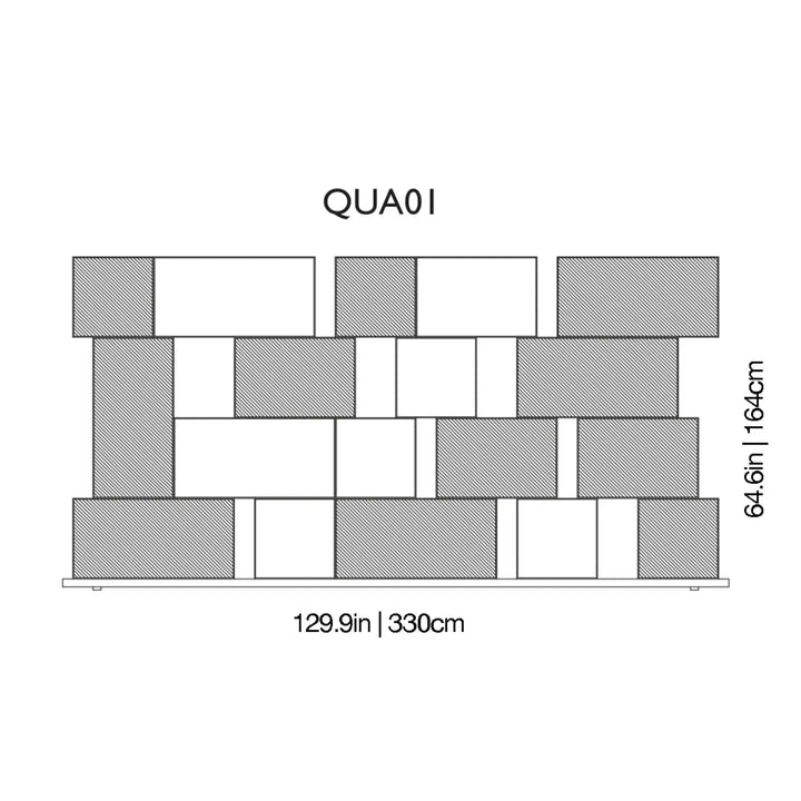 Quantum Glass Bookcase Bookcases & Standing Shelves Glas Italia