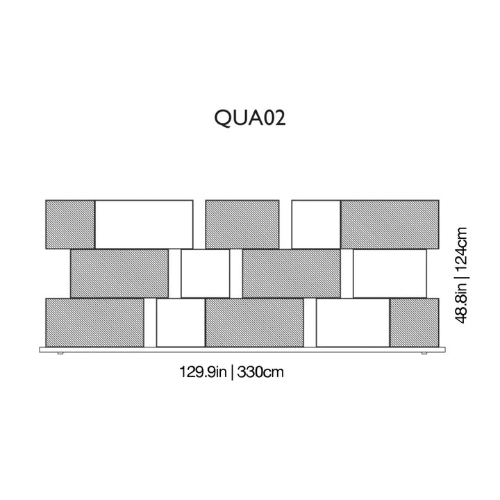 Quantum Glass Bookcase Bookcases & Standing Shelves Glas Italia