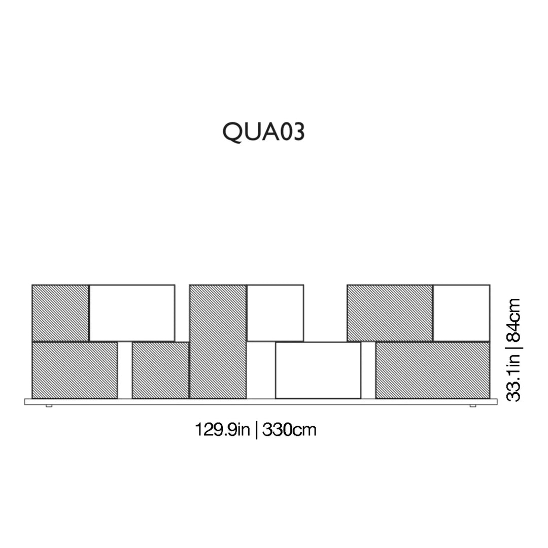 Quantum Glass Bookcase Bookcases & Standing Shelves Glas Italia