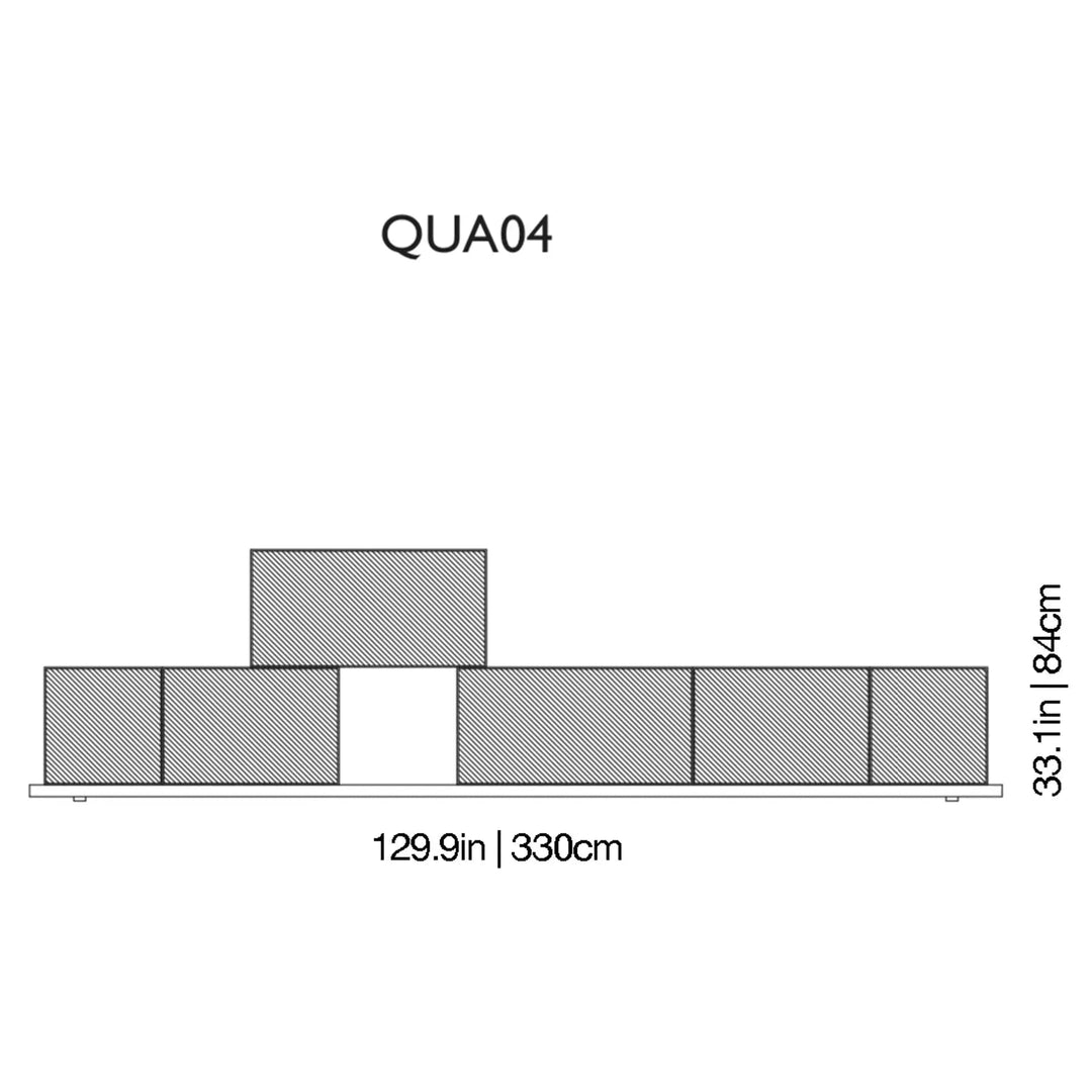 Quantum Glass Bookcase Bookcases & Standing Shelves Glas Italia