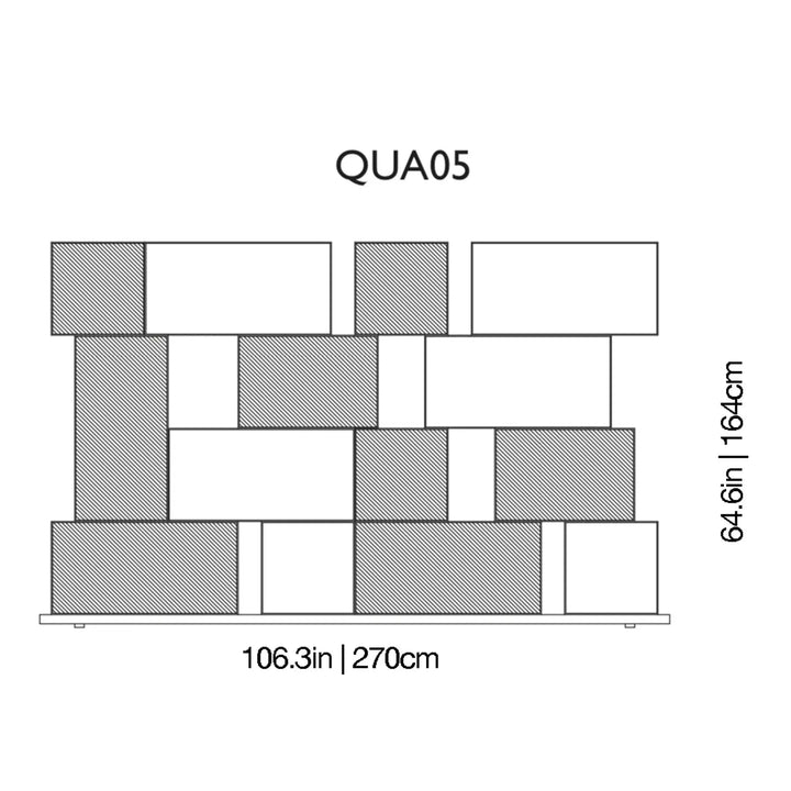 Quantum Glass Bookcase Bookcases & Standing Shelves Glas Italia