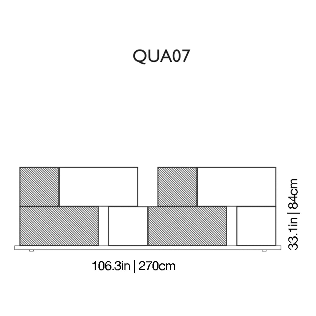 Quantum Glass Bookcase Bookcases & Standing Shelves Glas Italia