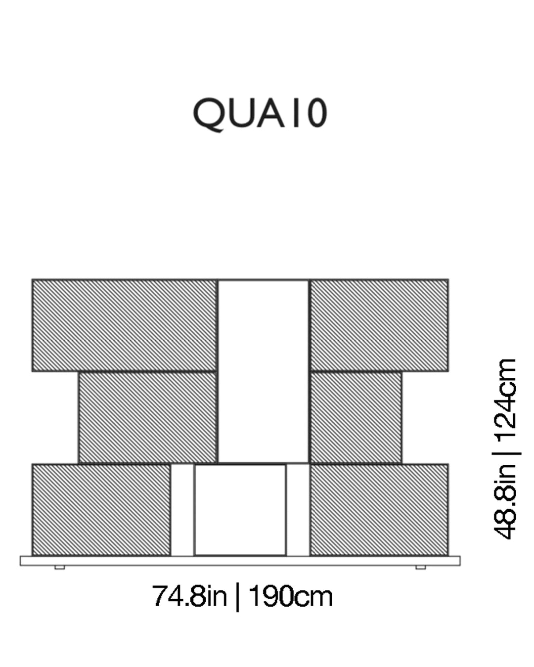 Quantum Glass Bookcase Bookcases & Standing Shelves Glas Italia