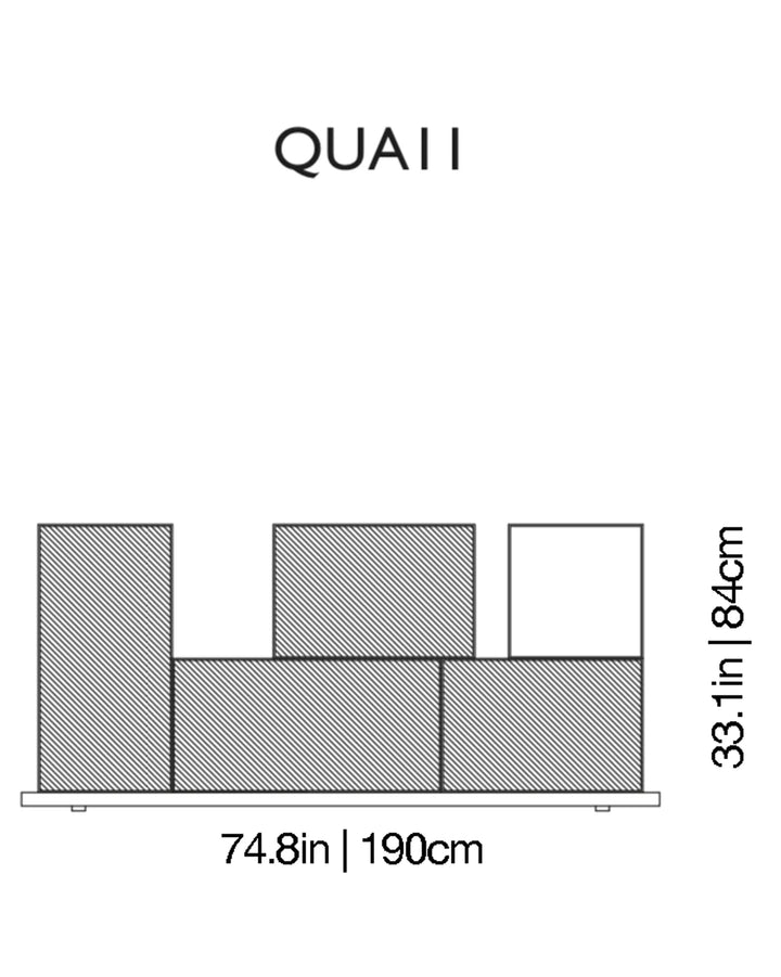 Quantum Glass Bookcase Bookcases & Standing Shelves Glas Italia