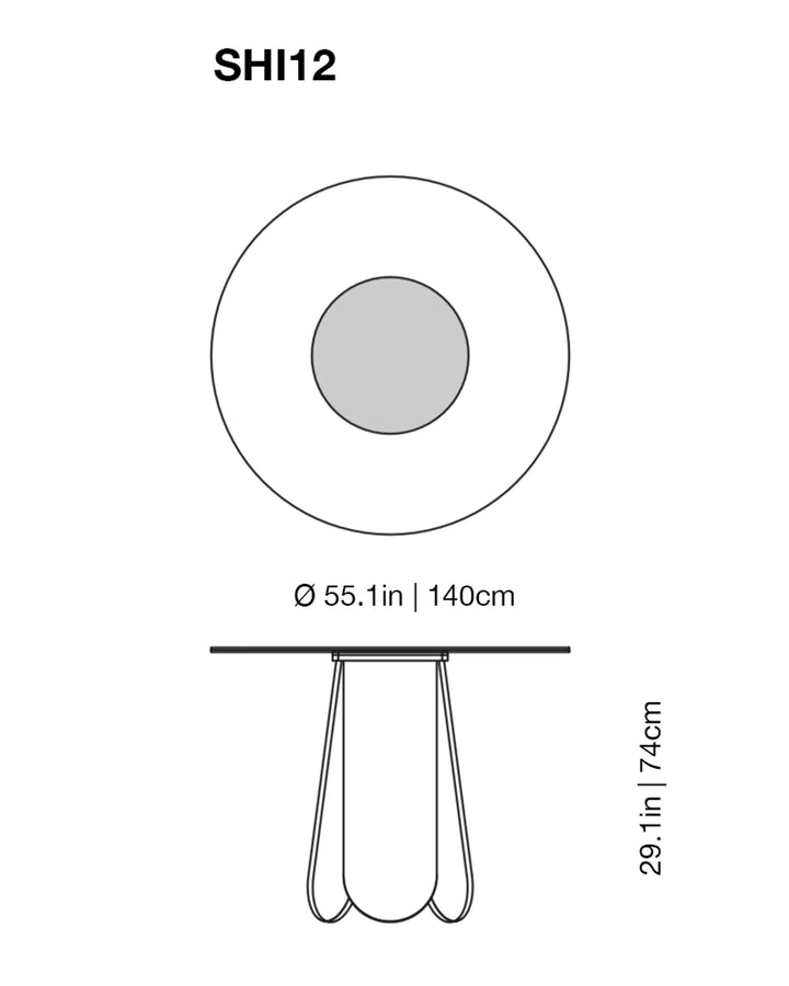 Shimmer - Glass Table Tables Glas Italia