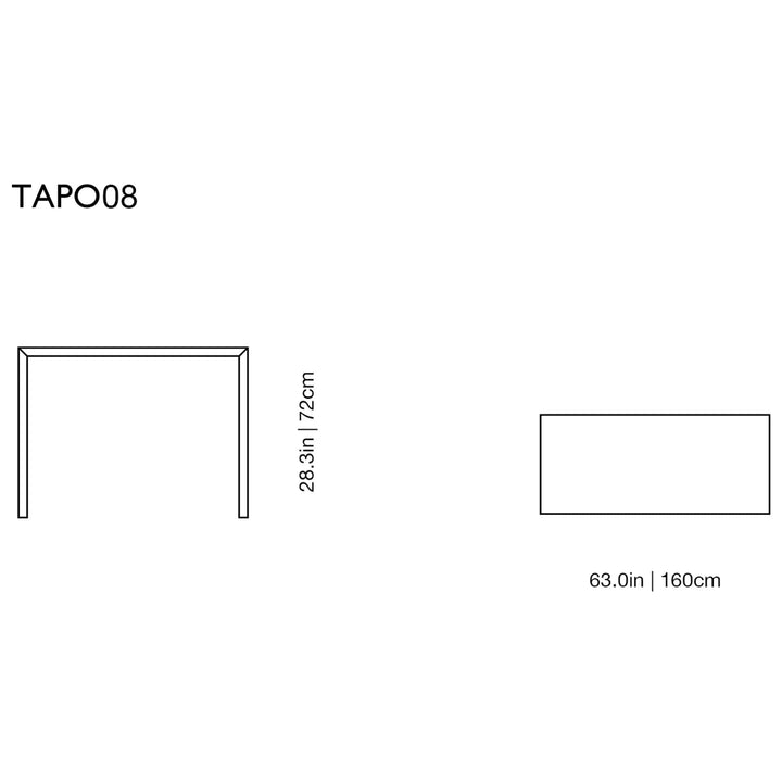 SiO2 Bridge Low Table Tables Glas Italia