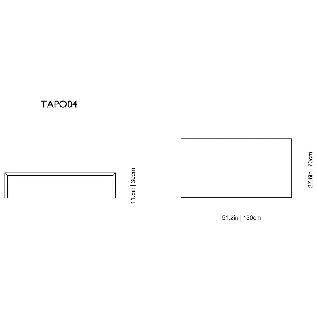 SiO2 Bridge Low Table Tables Glas Italia