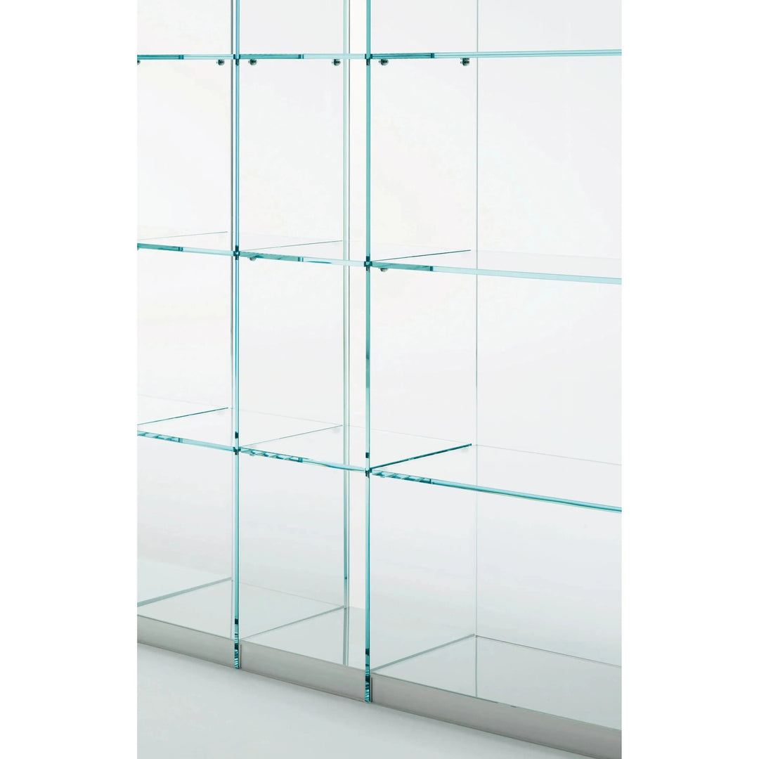 Space Glass Bookcase Bookcases & Standing Shelves Glas Italia