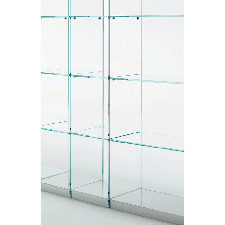 Space Glass Bookcase Bookcases & Standing Shelves Glas Italia