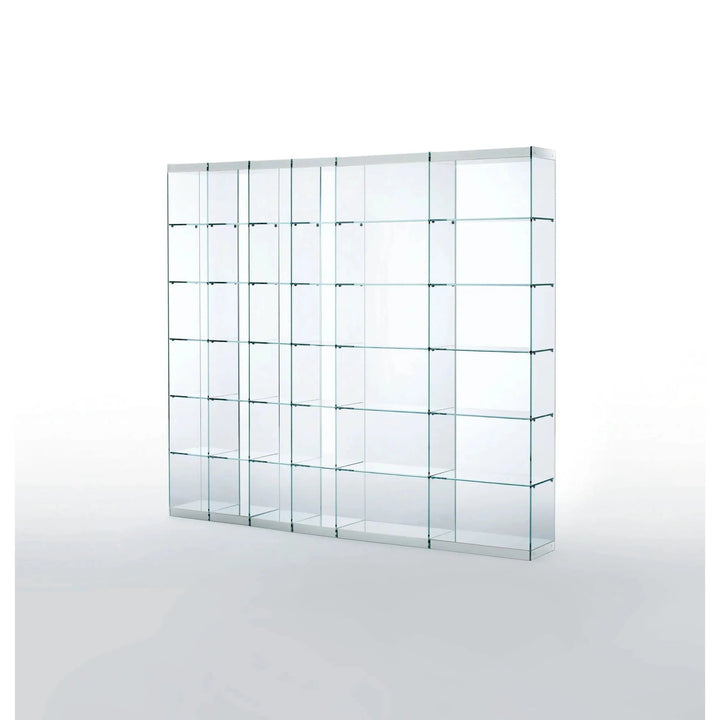 Space Glass Bookcase Bookcases & Standing Shelves Glas Italia