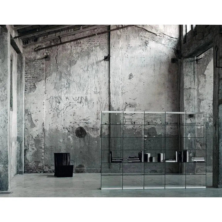Space Glass Bookcase Bookcases & Standing Shelves Glas Italia