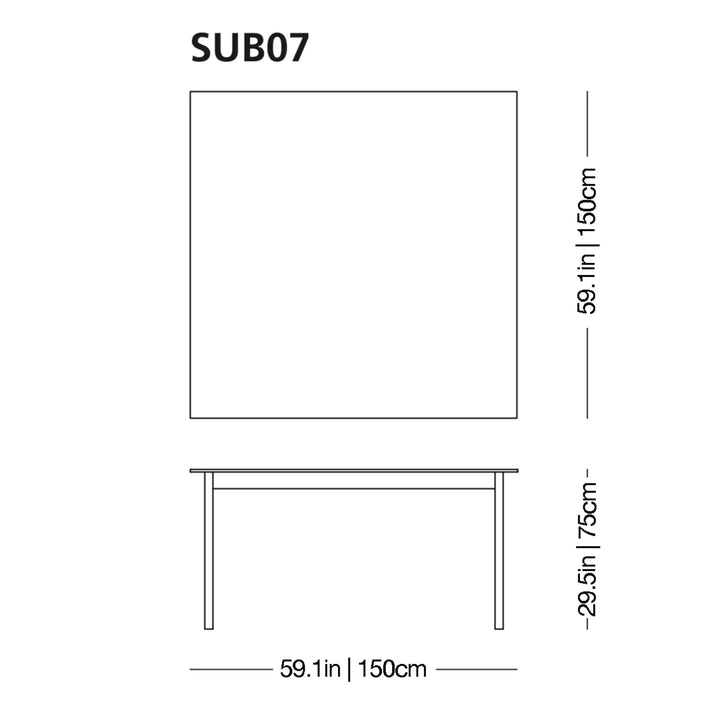 Sublimazione High Glass Table Tables Glas Italia